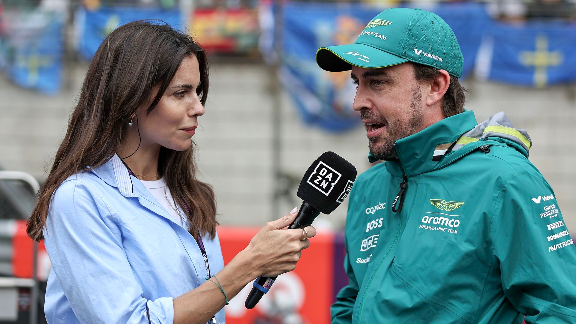 Melissa Jiménez y Fernando Alonso Melissa Jiménez y Fernando Alonso