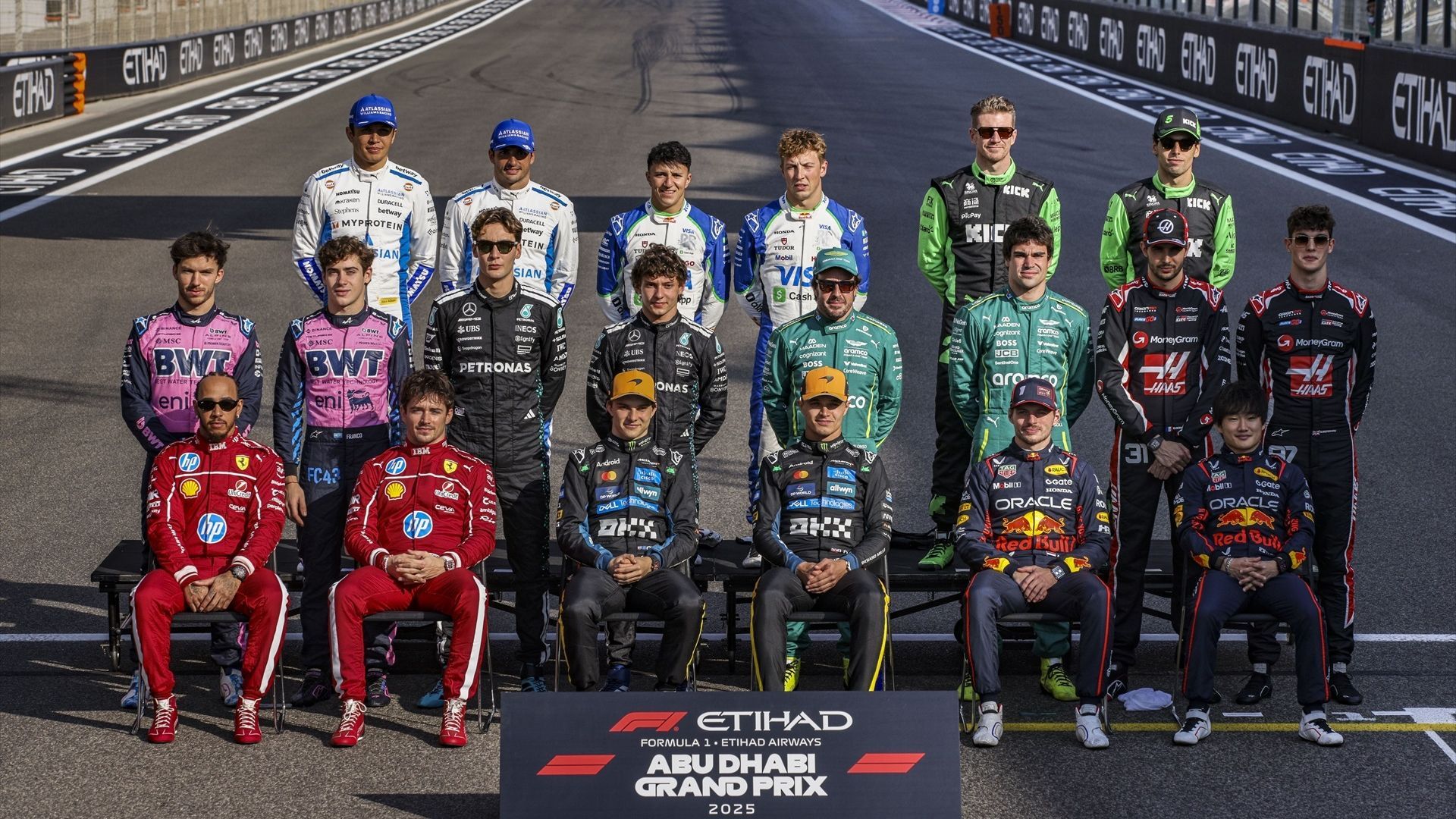 Parrilla de la F1 2025 Parrilla de la F1 2025