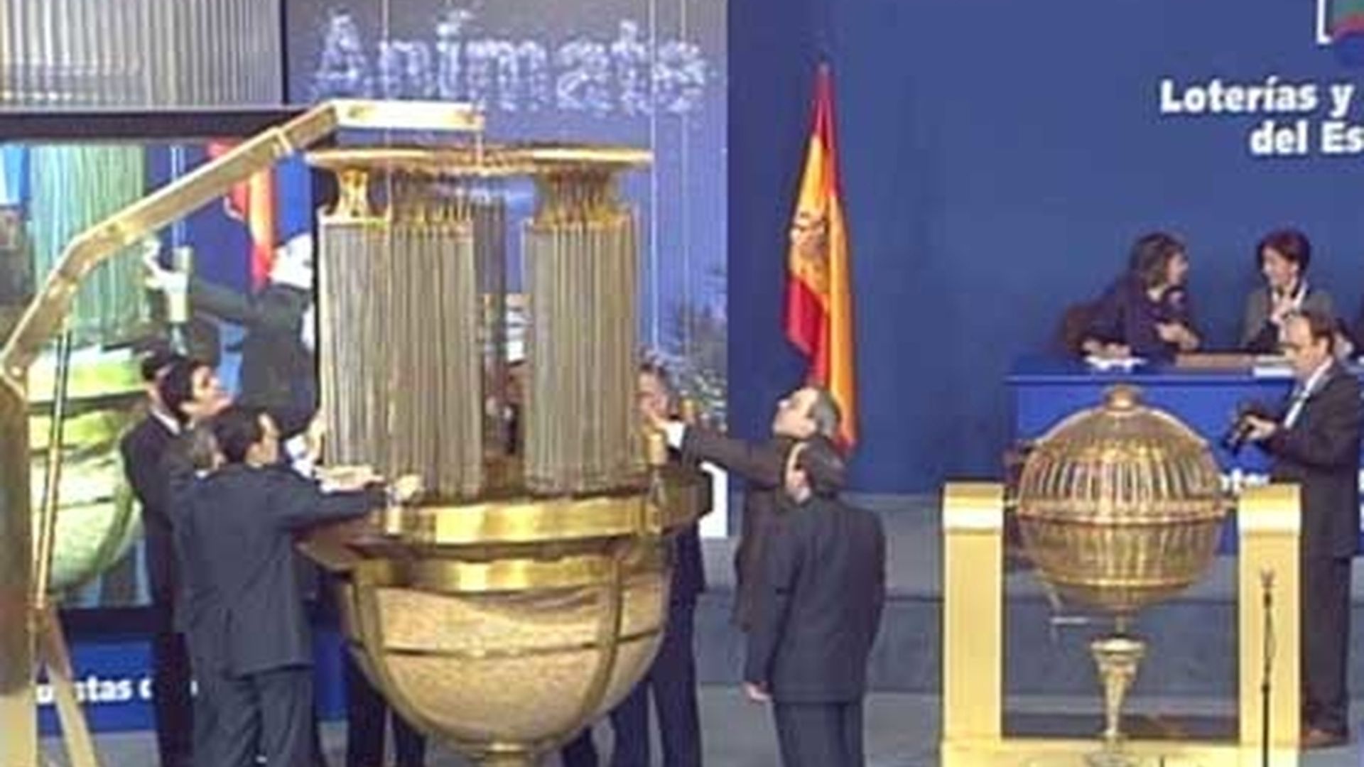 Todo listo para sacar el 'Gordo' de Navidad