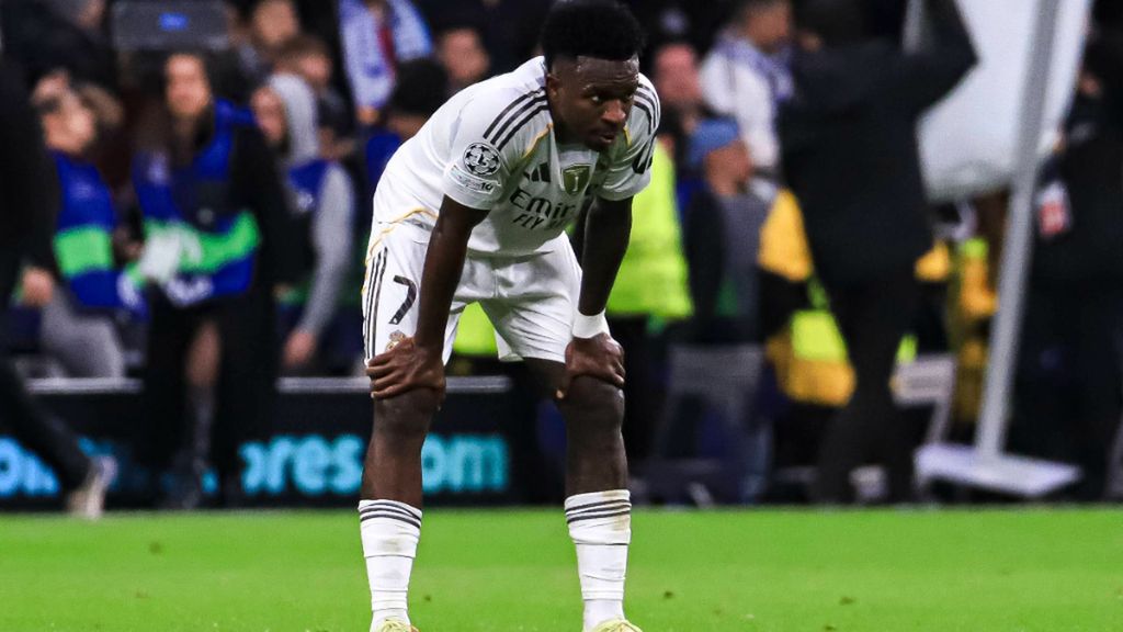 Vinicius es señalado en el Bernabéu