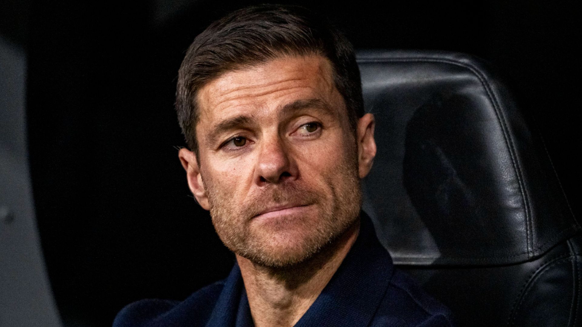 Xabi Alonso, durante el partido del Manchester City