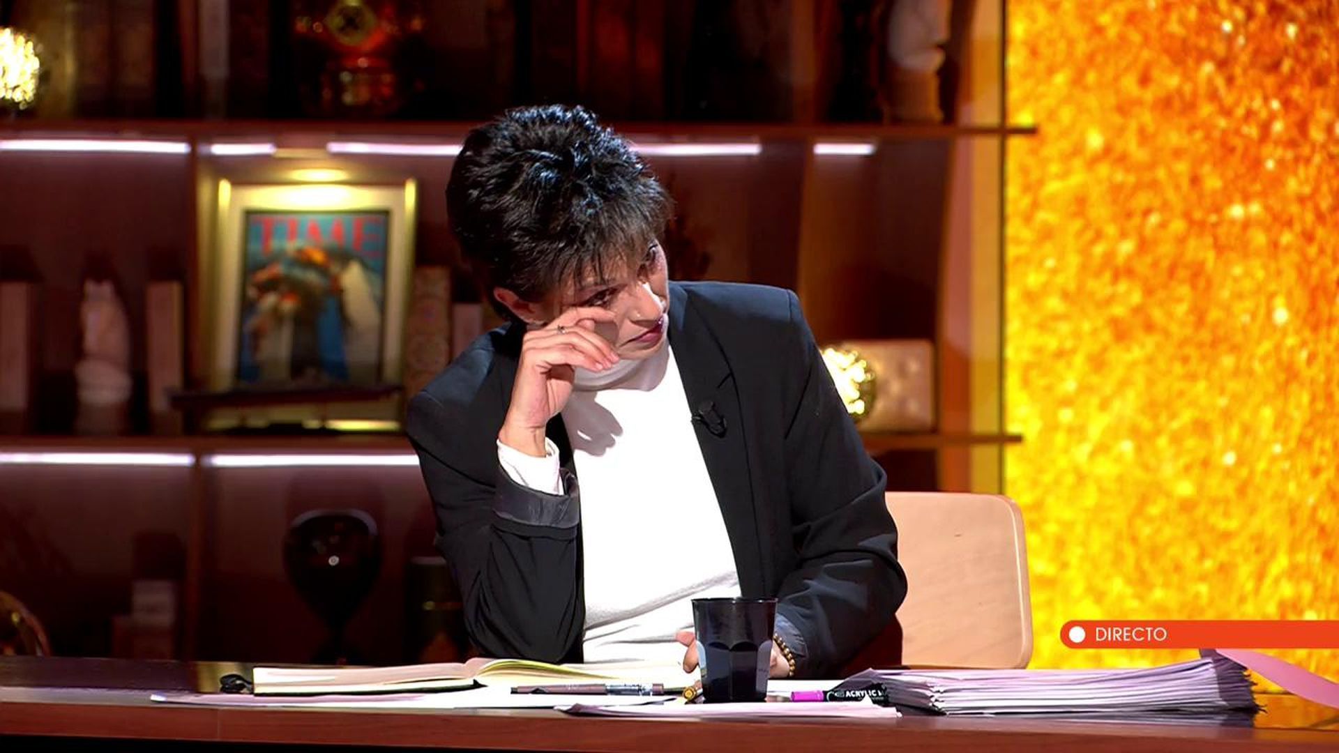 El momento más emotivo: Beatriz Talegón rompe a llorar en directo