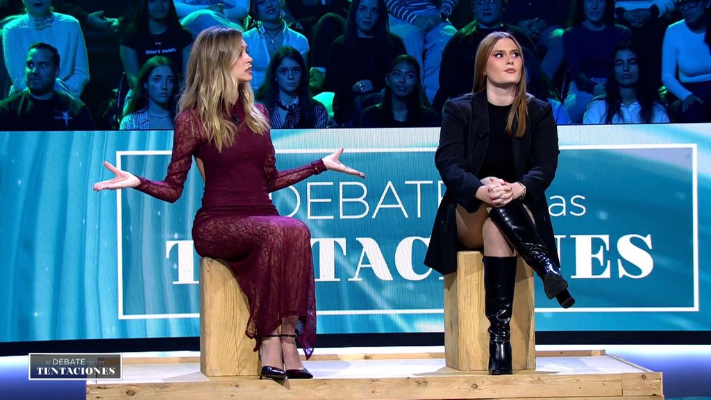 Almudena se enfrenta con la hermana de Darío