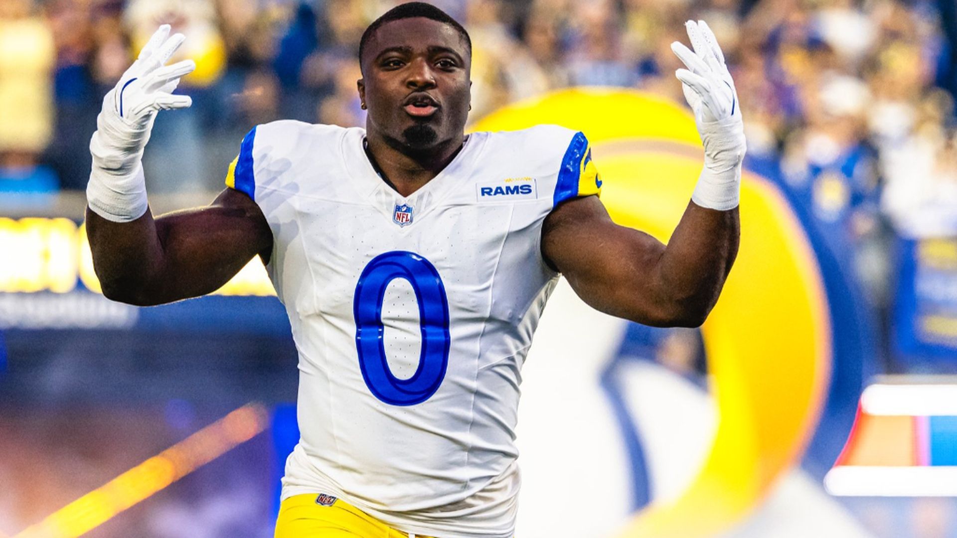 Byron Young, jugador de los Rams Byron Young, jugador de los Rams