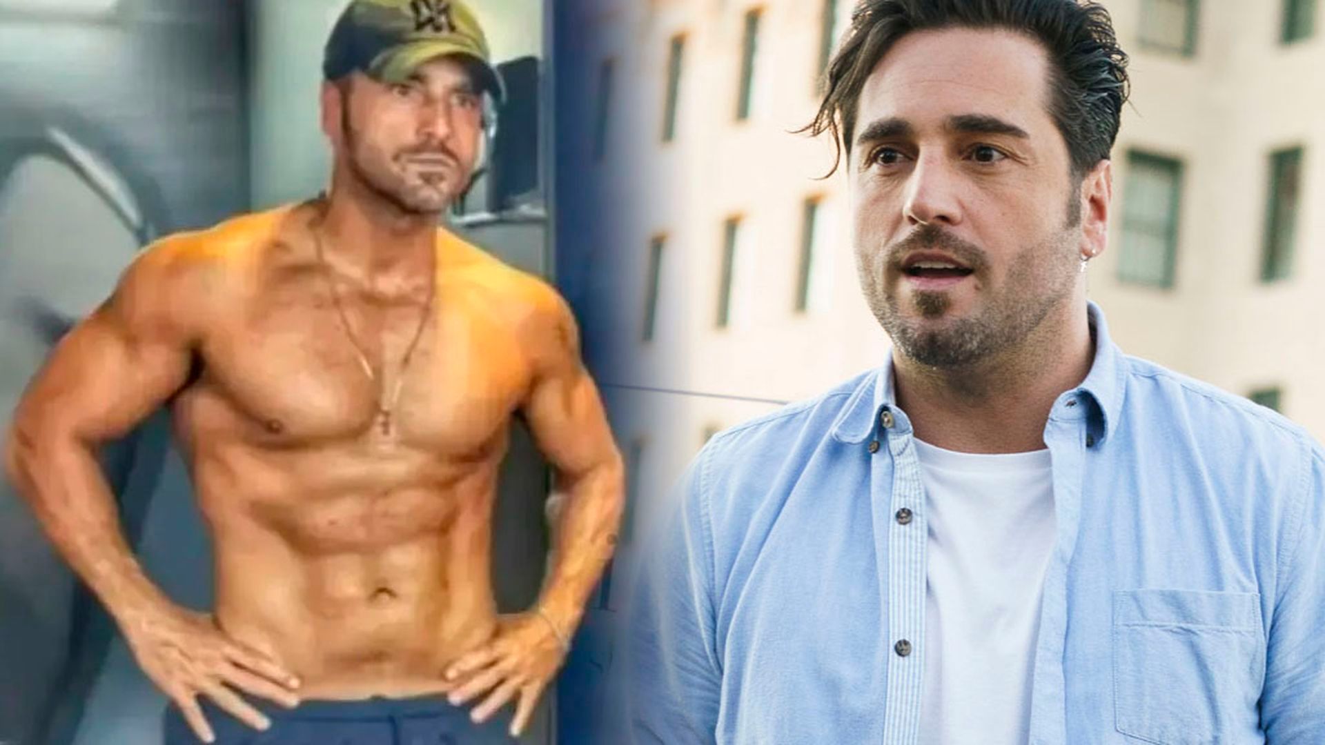 David Bustamante, antes y después