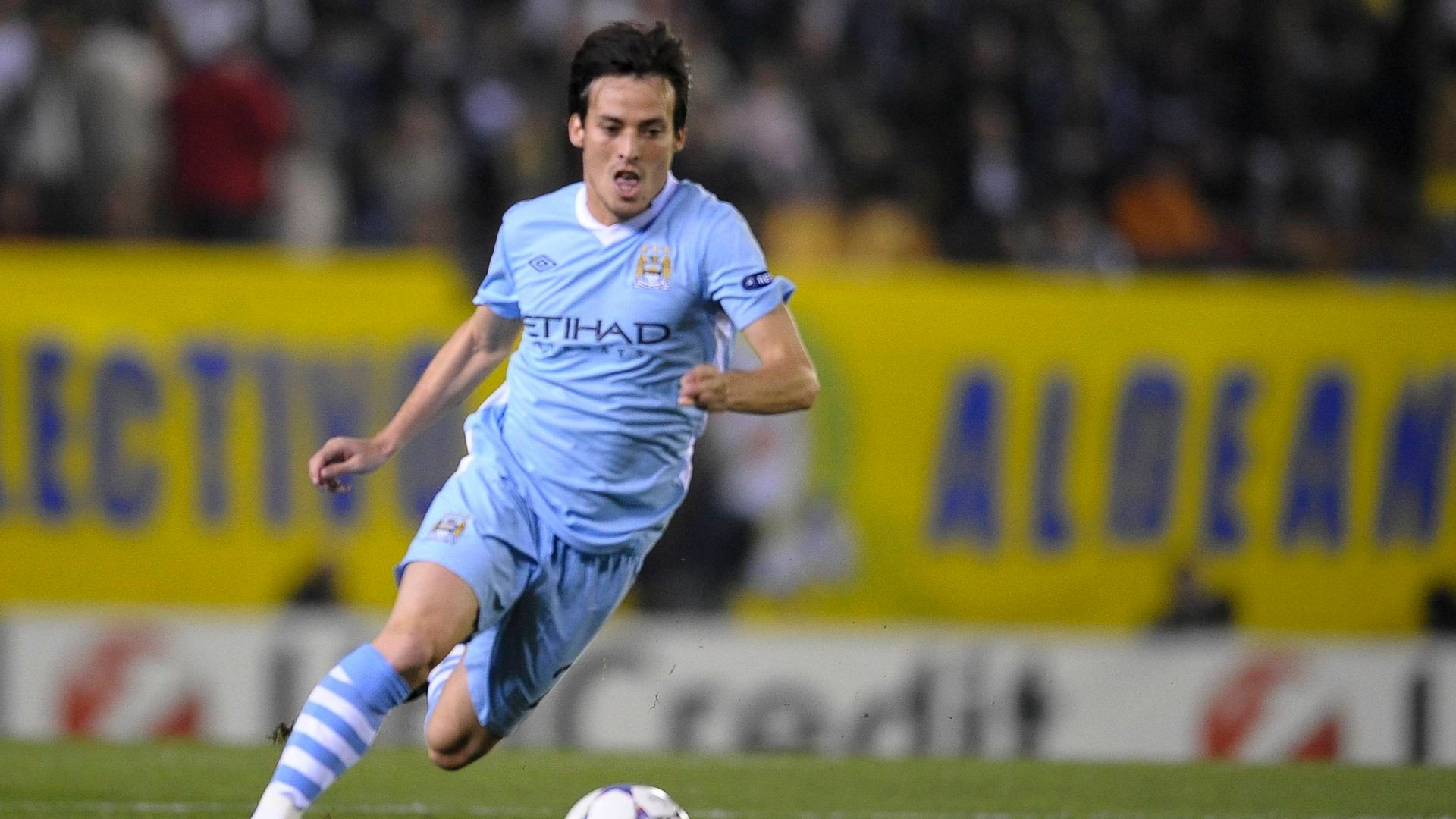 David Silva en el Manchester City