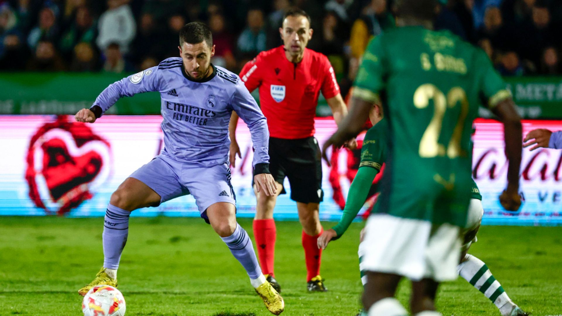 Eden Hazard, durante su etapa en el Real Madrid