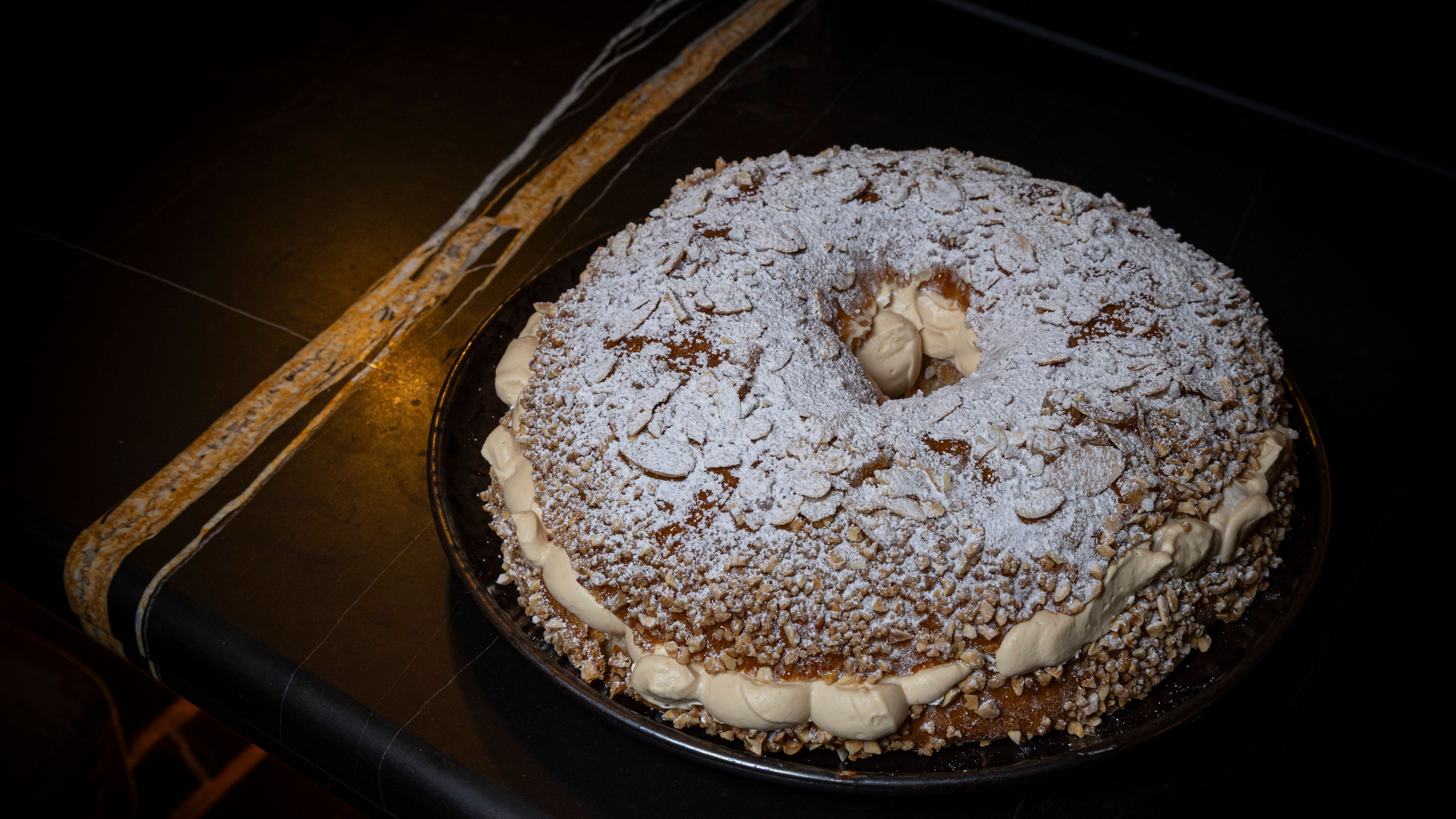 El chef Yong Wu Nagahira ha creado este roscón de influecias japonesas.