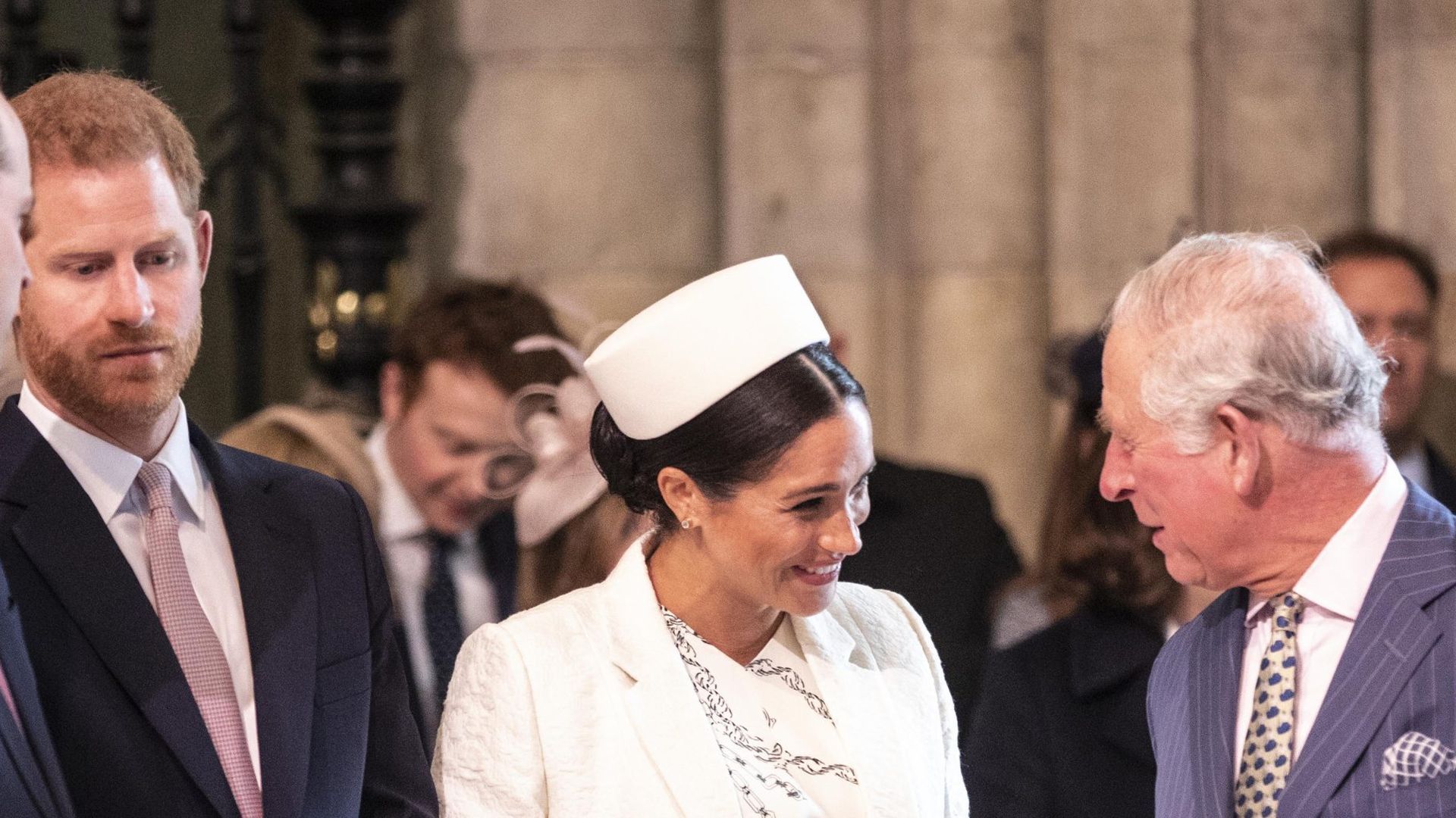 El príncipe Harry, Meghan Markle y Carlos III