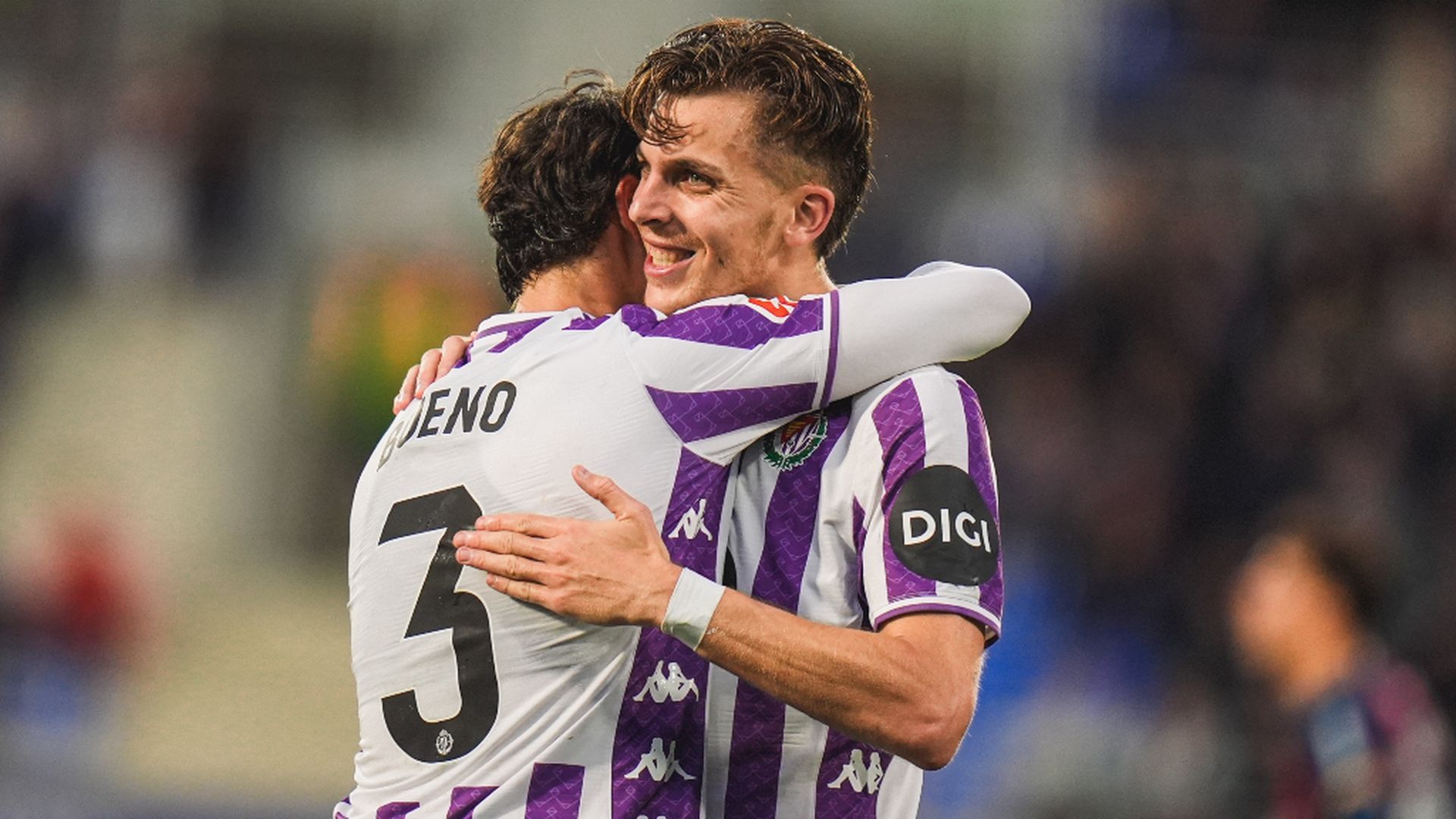 El Real Valladolid celebra un gol El Real Valladolid celebra un gol