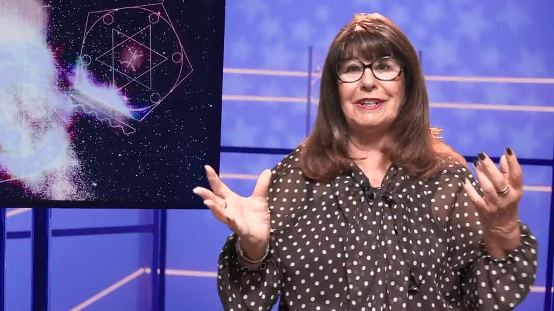 Esperanza Gracia en su programa de Telecinco