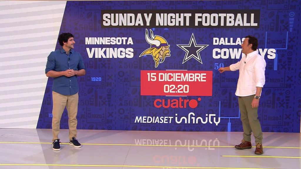 Minesota Vikings – Dallas Cowboys NFL: horario y dónde ver gratis el partido en TV y online
