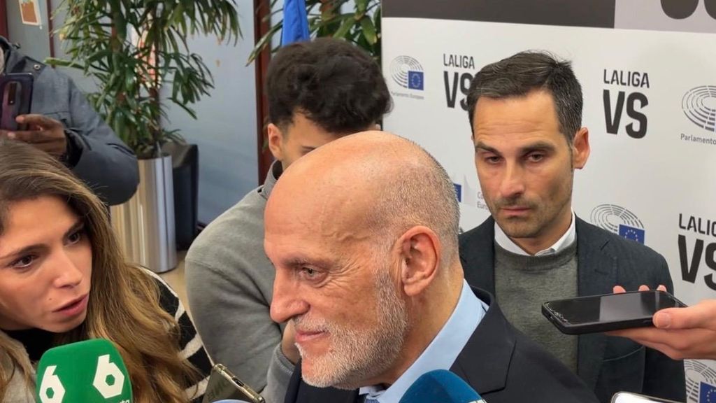 Javier Tebas condena lo sucedido en el derbi y manda un mensaje a Almeyda