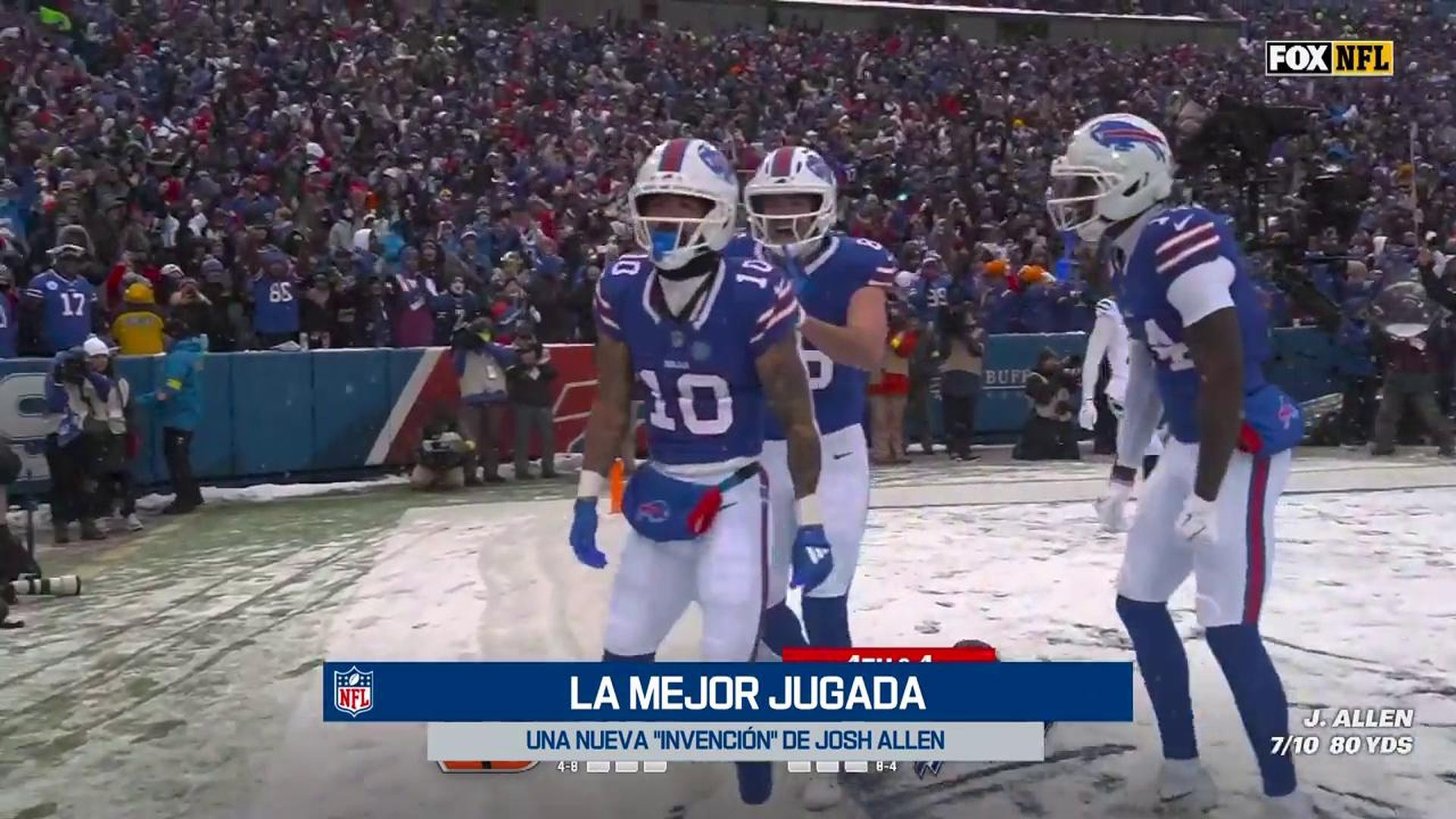 Josh Allen se atribuye la mejor jugada de la semana 14 de la NFL