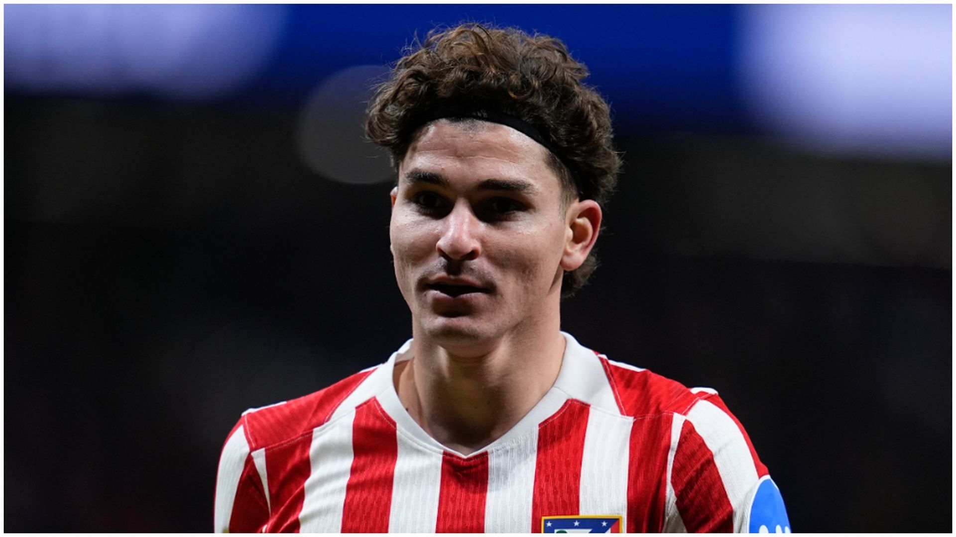 Julián Álvarez, jugando con el Atlético de Madrid Julián Álvarez, jugando con el Atlético de Madrid