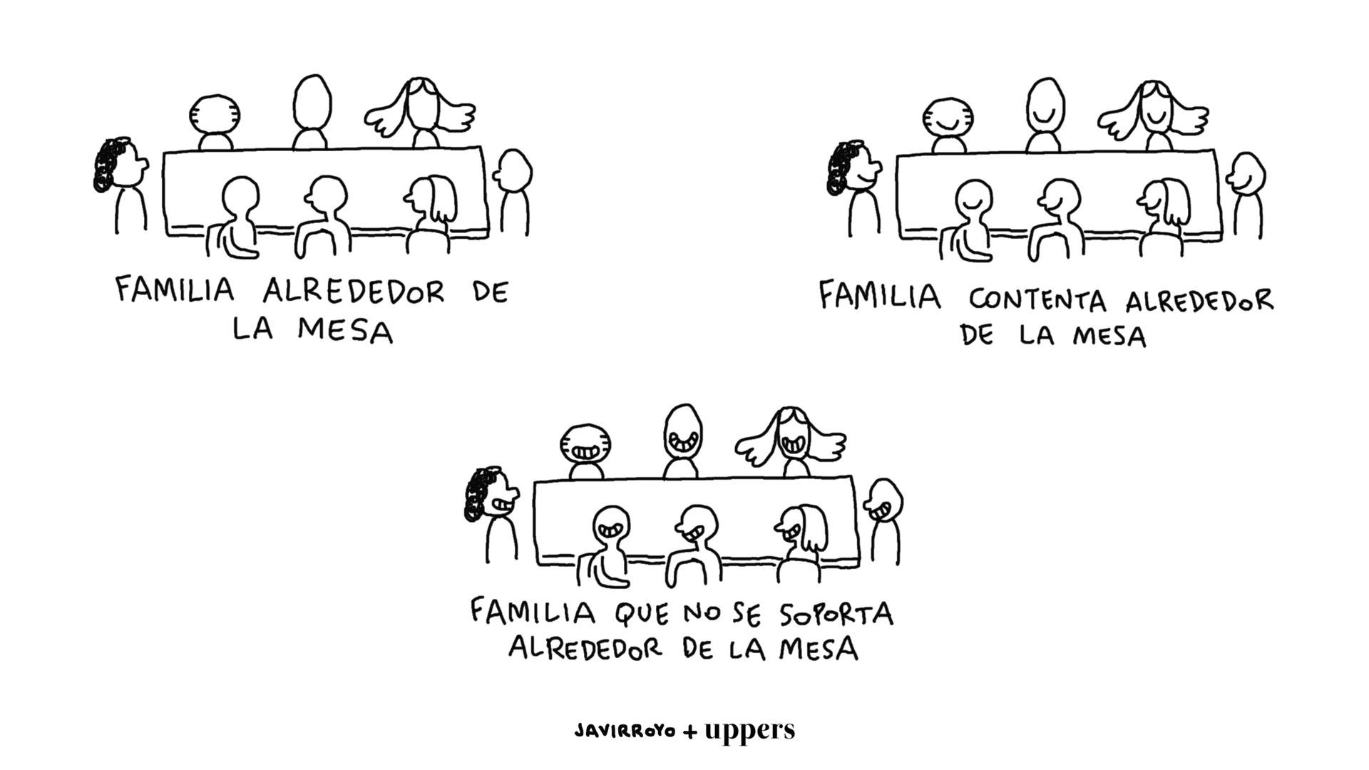 La viñeta de Javirroyo: "Familia alrededor" La viñeta de Javirroyo: "Familia alrededor"