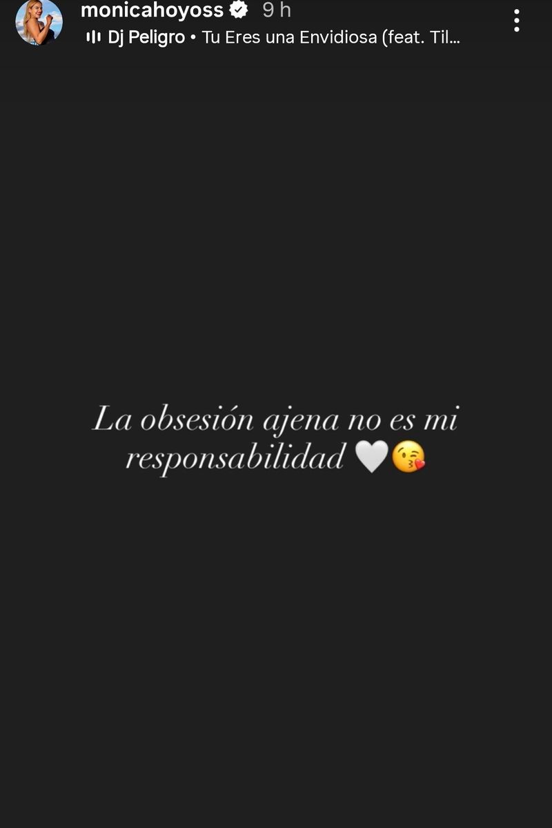 Las palabras que Mónica Hoyos ha compartido en Instagram que podrían ir para Miriam Saavedra