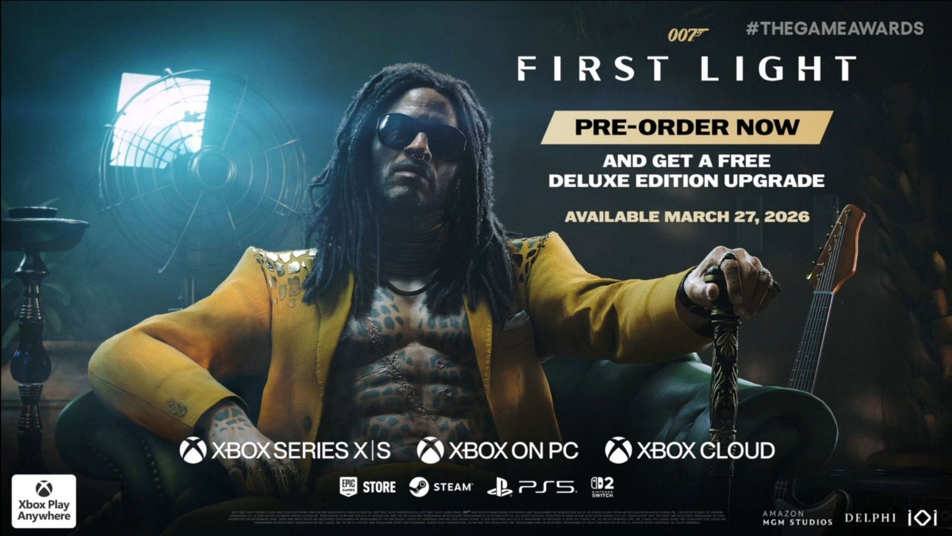 Lenny Kravitz en 007 First Light