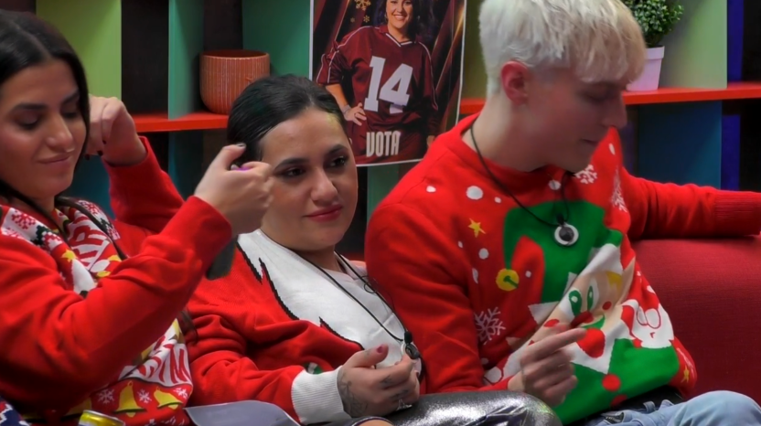 Los finalistas en la fiesta