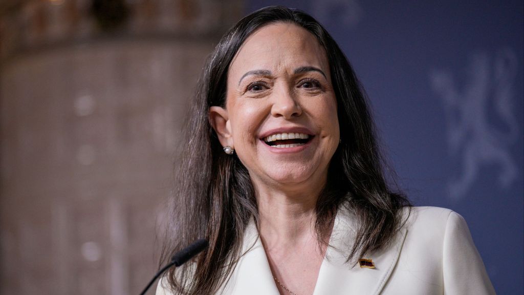 María Corina Machado: "En relación al Gobierno español simplemente voy a decir que la historia juzgará lo que ha faltado, que desde luego ha faltado"