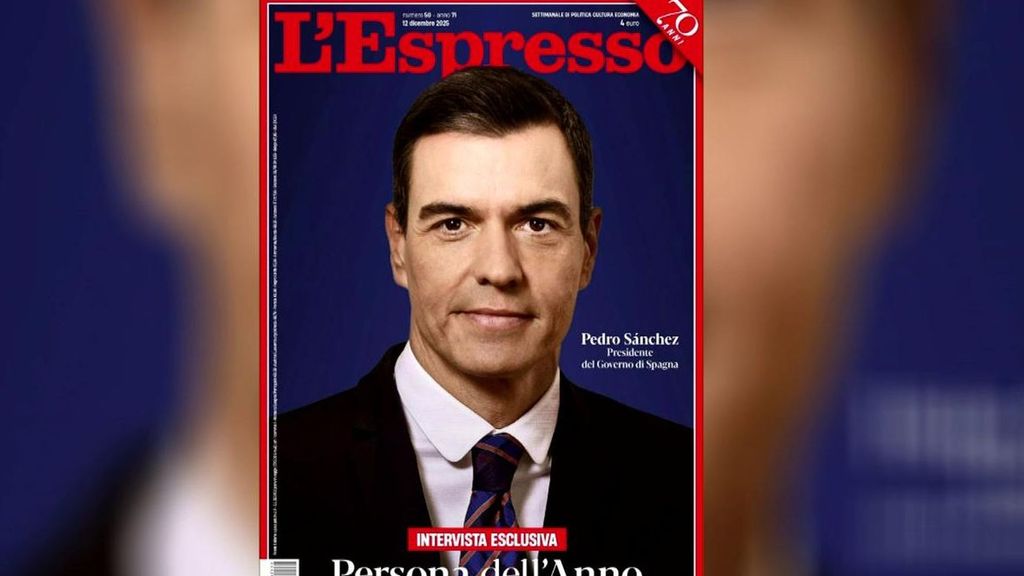 Pedro Sánchez, nombrado 'persona' del año por una revista italiana
