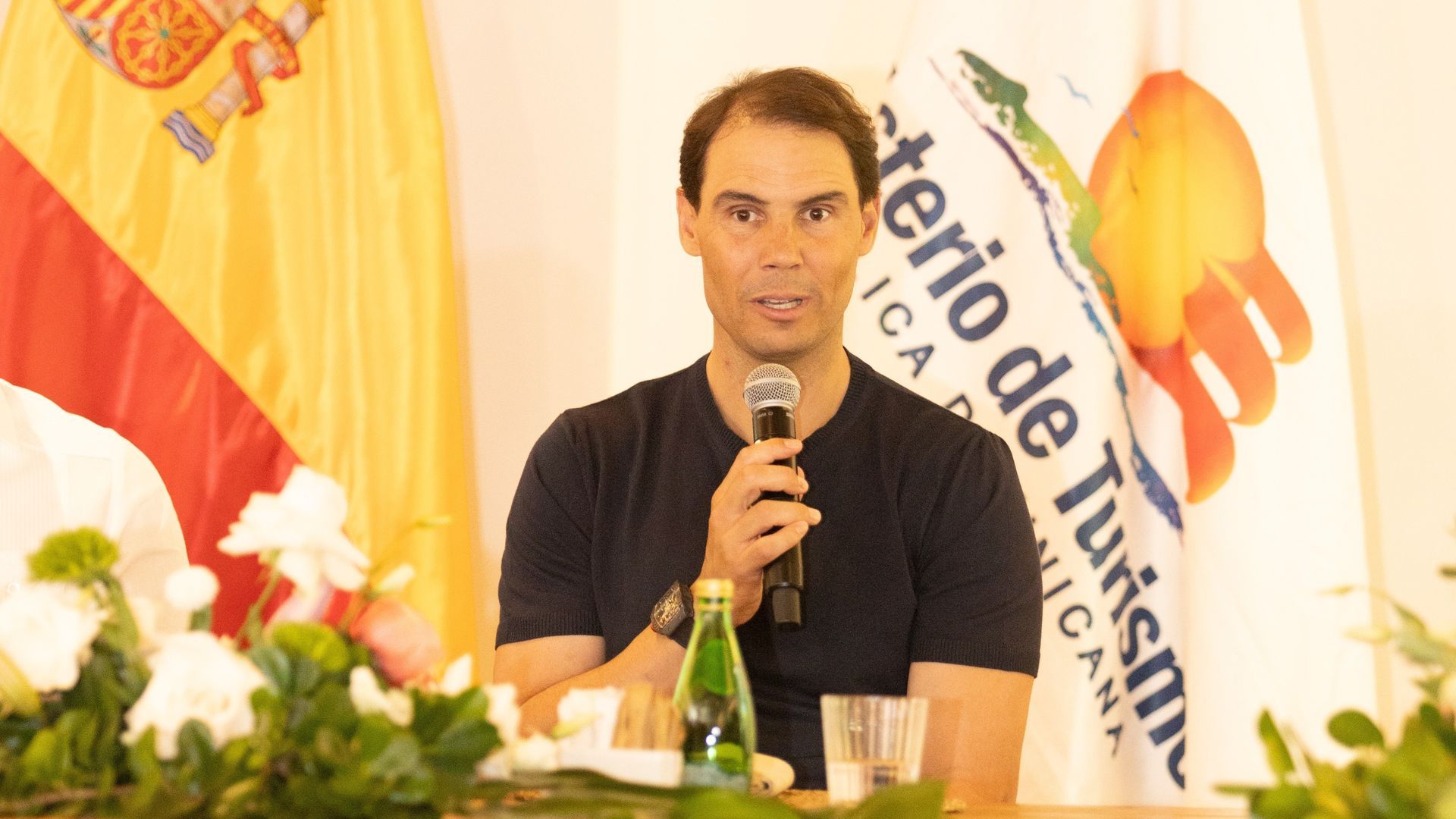 Rafa Nadal en la presentación del proyecto del Rafa Nadal Tennis Center en Punta Cana