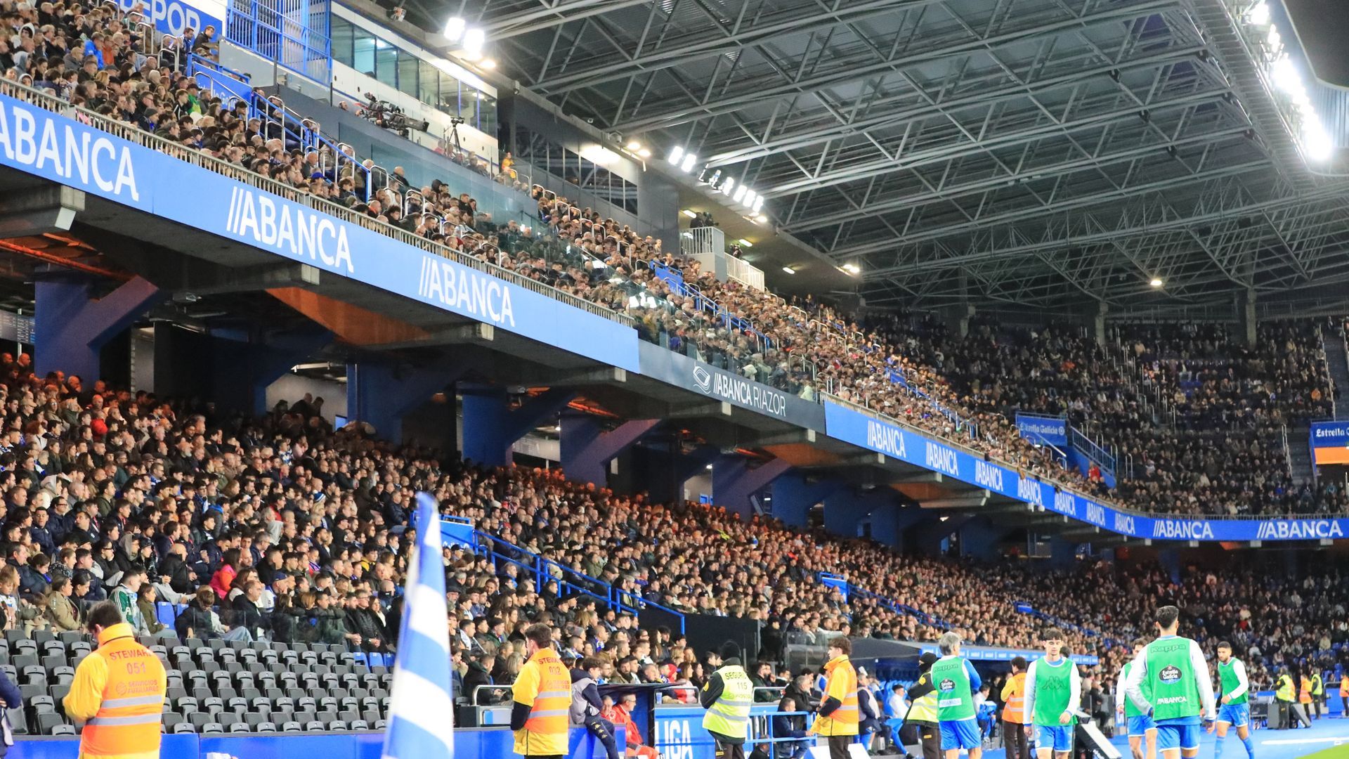 Riazor, durante el Deportivo-Castellón