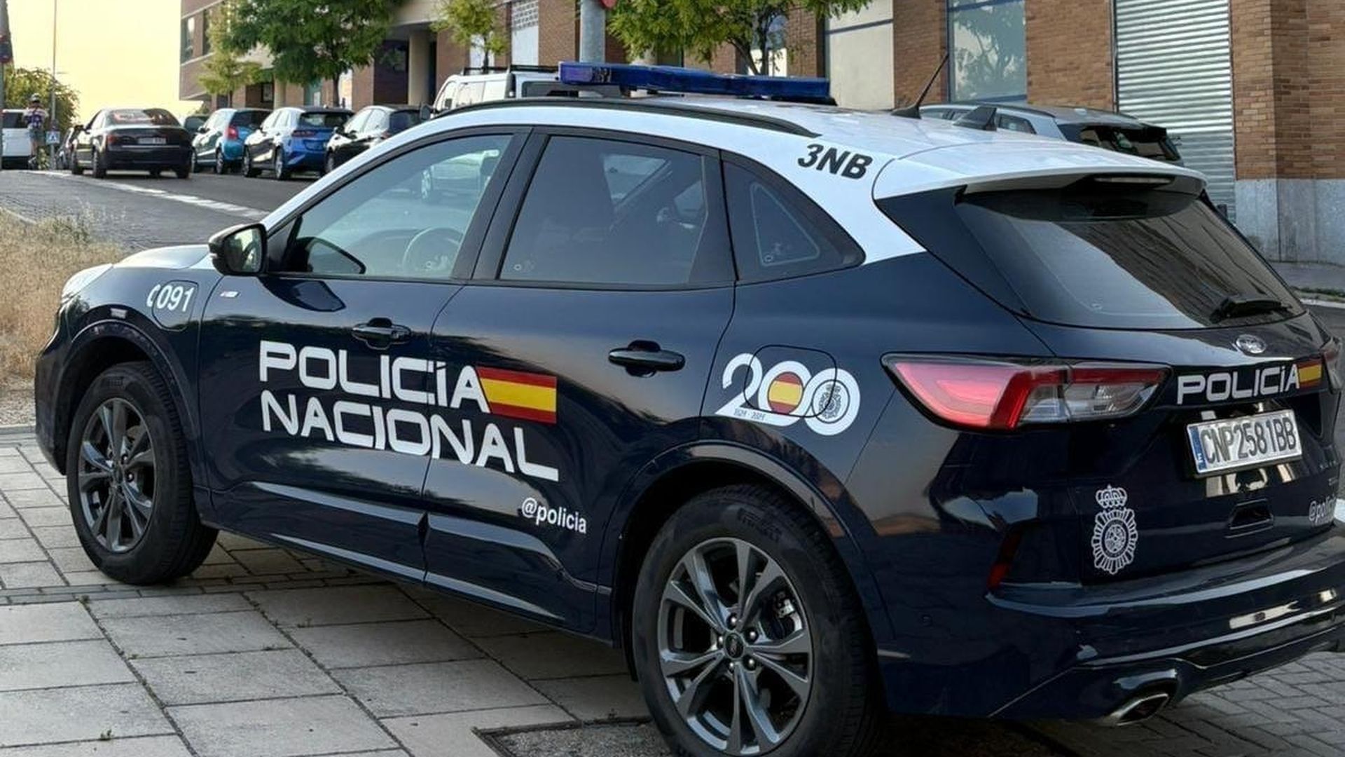 Un coche de la Policía Nacional