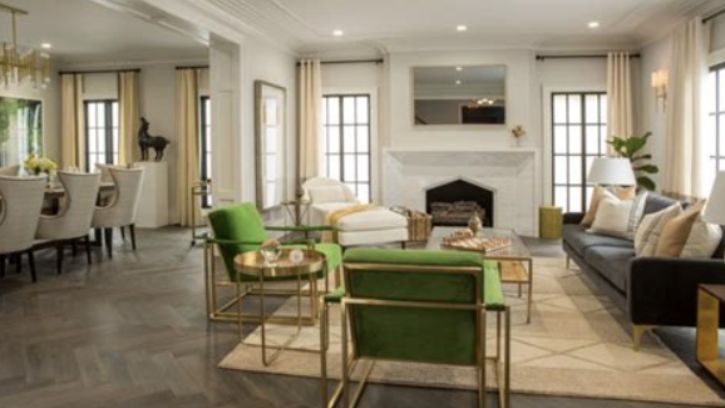 Un salón entre lo clásico y lo moderno