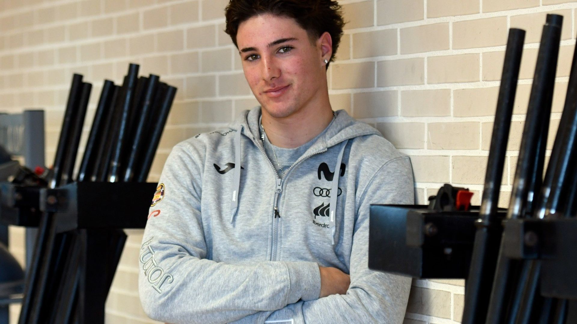 Unai López posa tras un entrenamiento