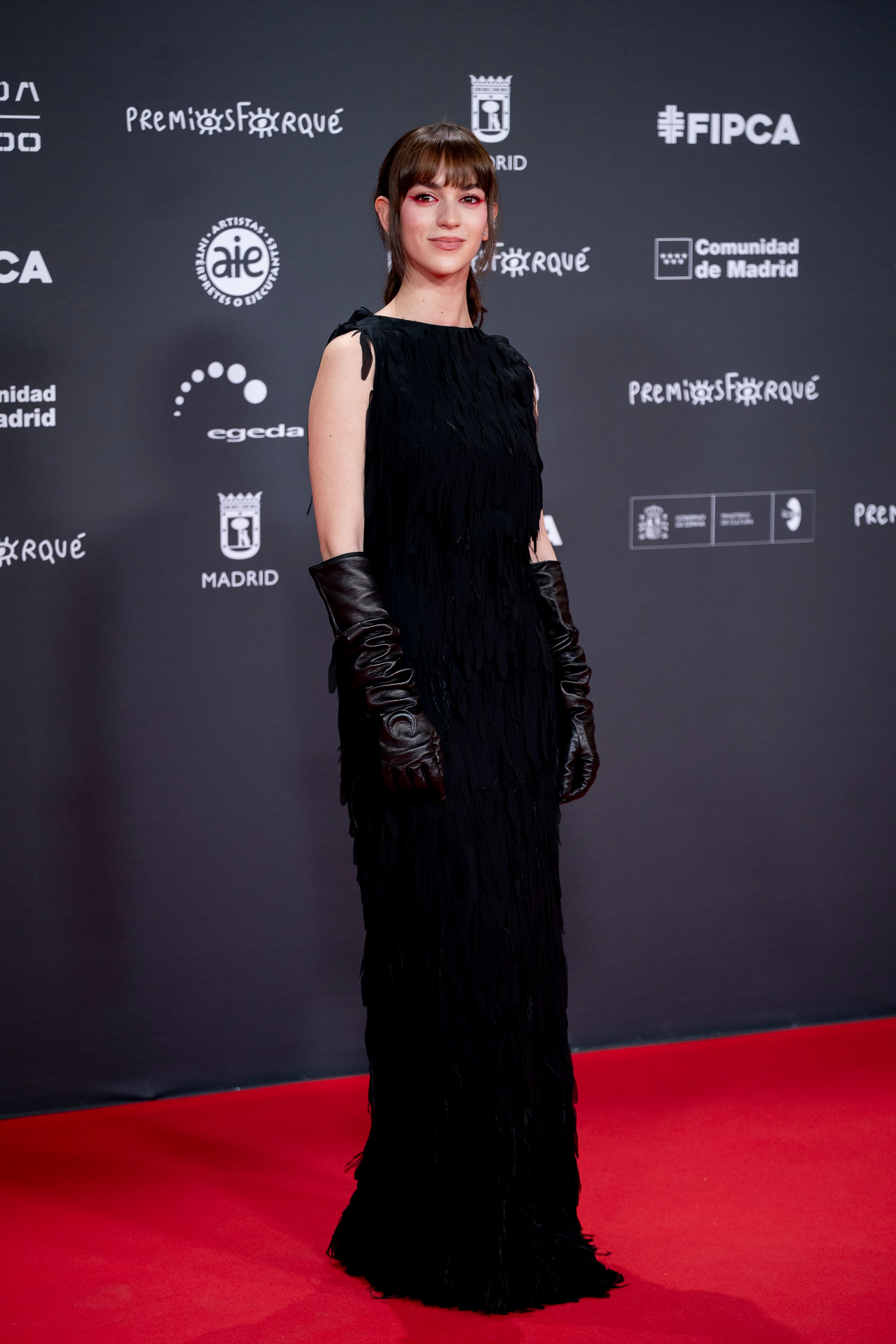 Alicia Falco, en la alfombra roja de los Premios Forqué 2025