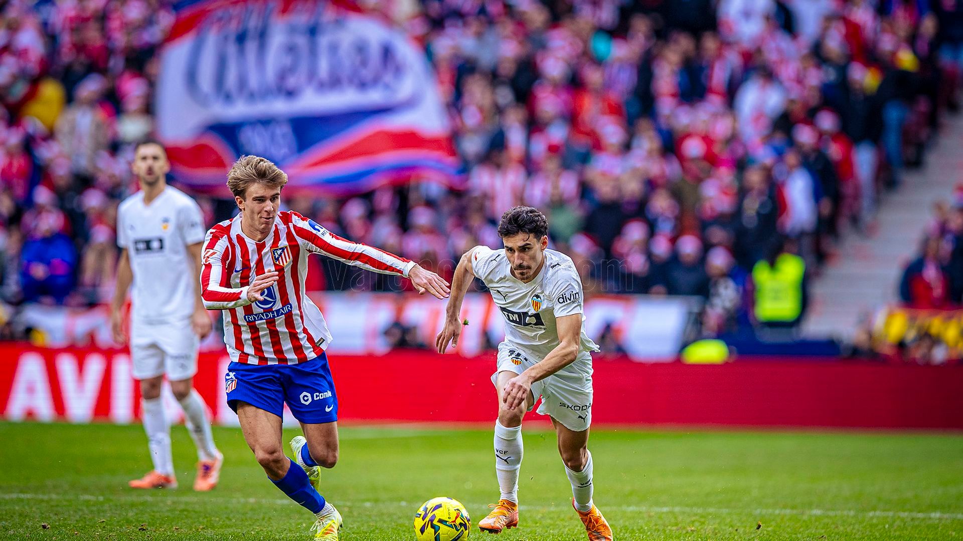 André Almeida ante el Atlético de Madrid