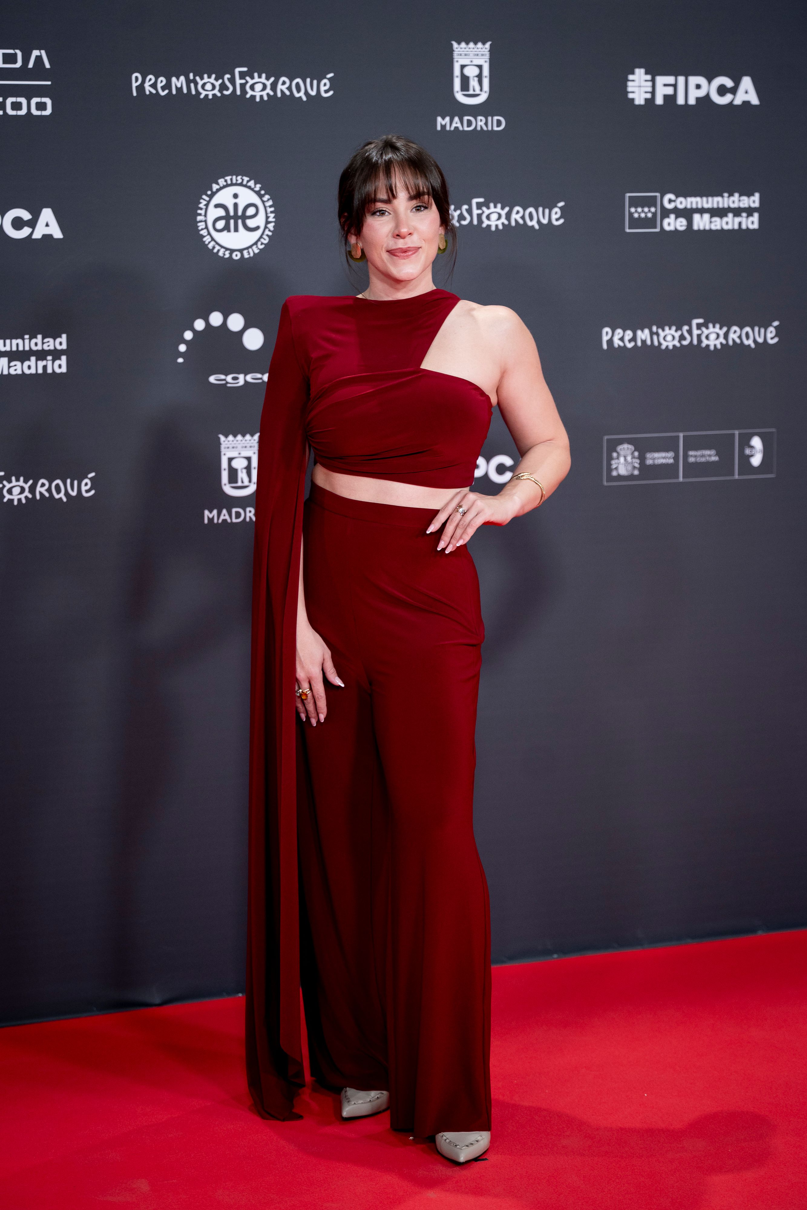 Andy Povega, en la alfombra roja de los Premios Forqué 2025