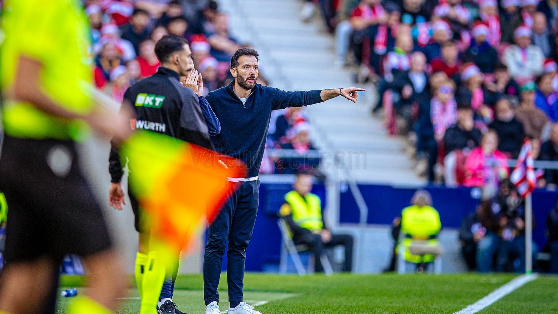 Corberán en el Atlético - Valencia CF