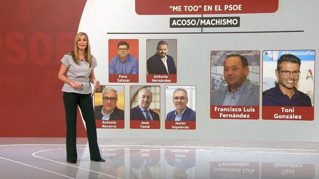 El 'mee too' en el PSOE: quiénes son los dirigentes acusados de acoso sexual y machismo en el partido socialista