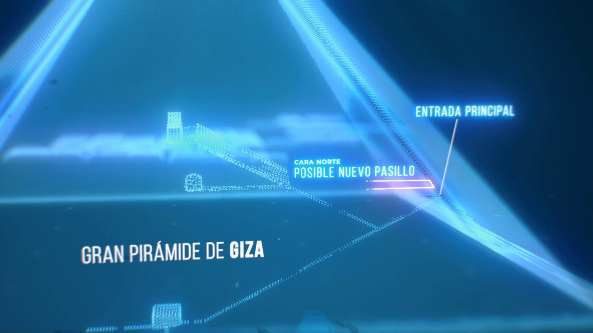 Escaneo de la pirámide de Micerino