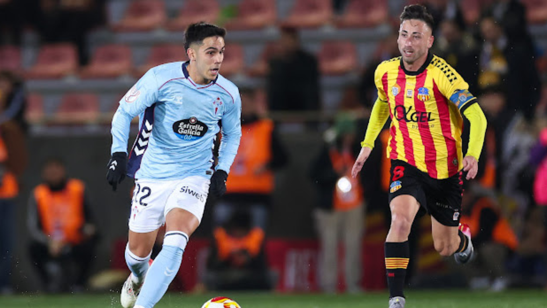 Hugo Sotelo ante el Sant Andreu