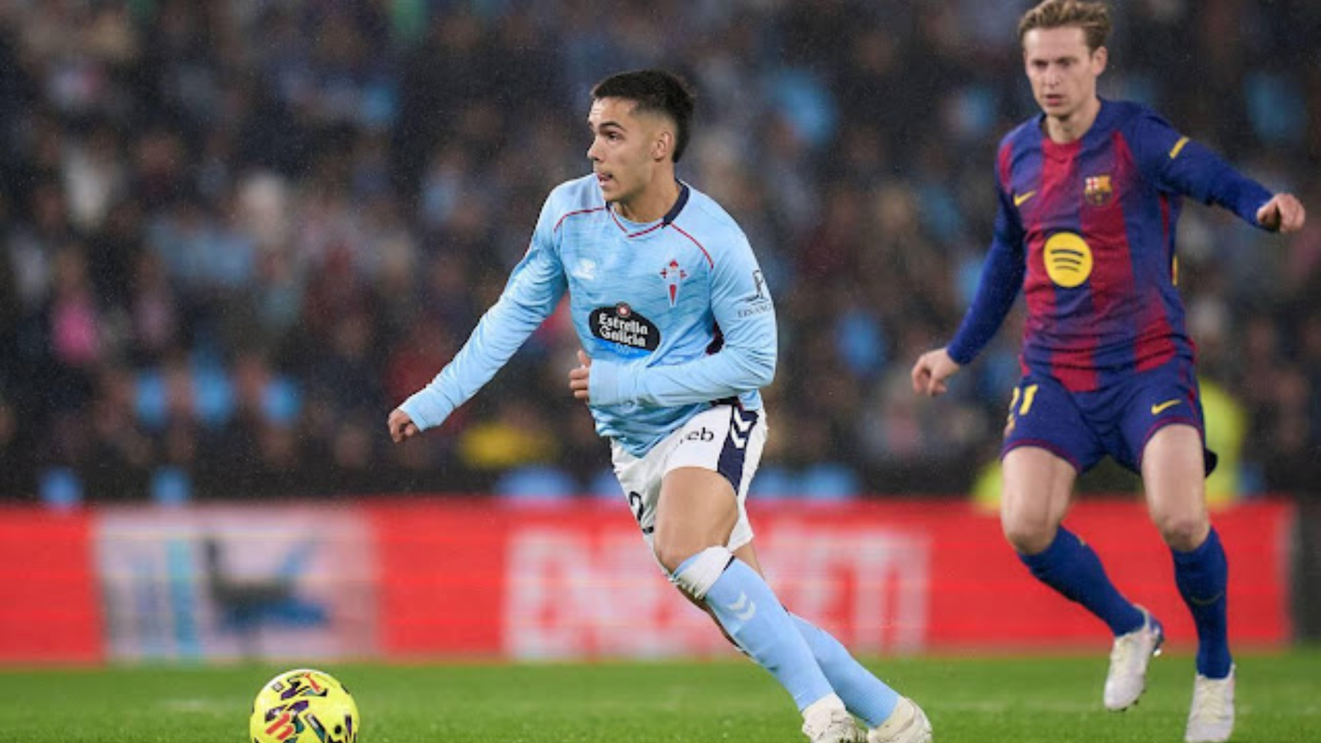 Hugo Sotelo en el Celta-Barcelona Hugo Sotelo en el Celta-Barcelona