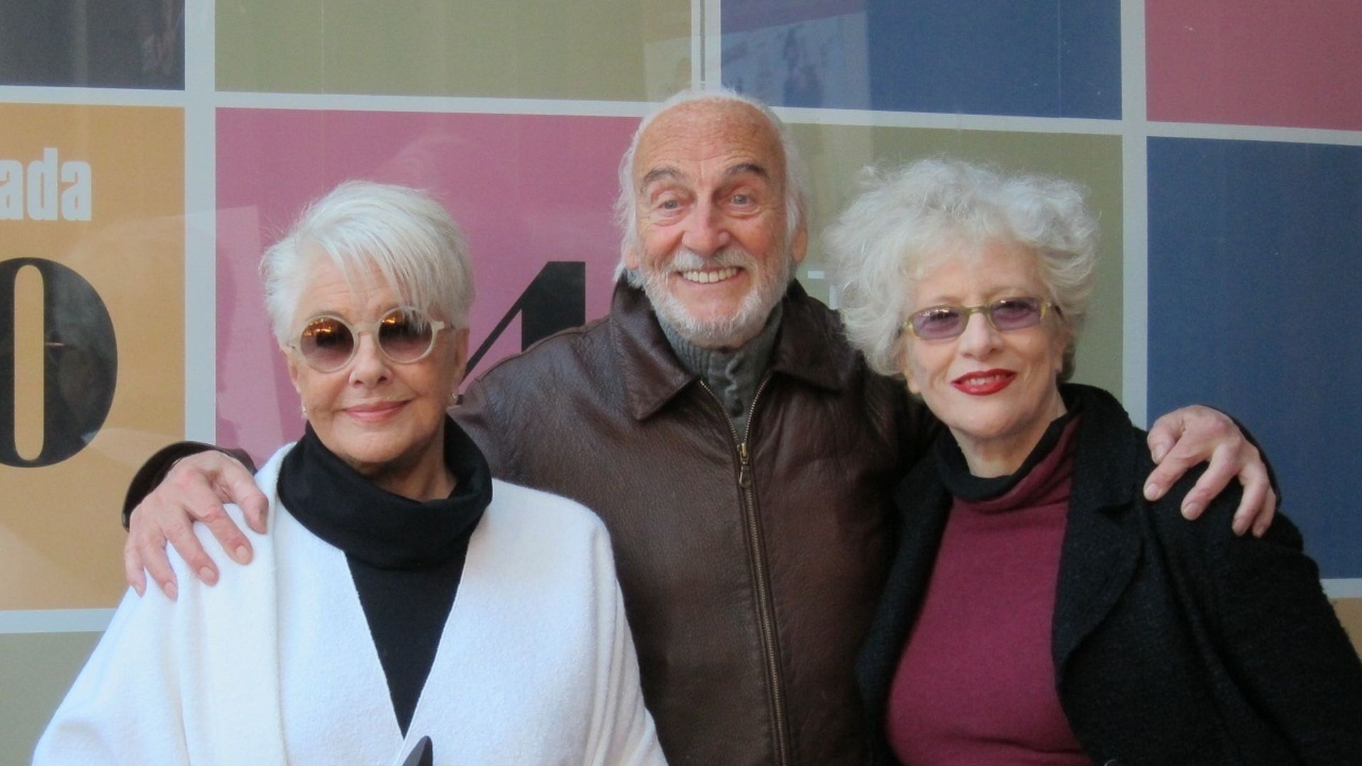 Los actores Lola Herrera y Héctor Alterio y la directora Magüi Mira