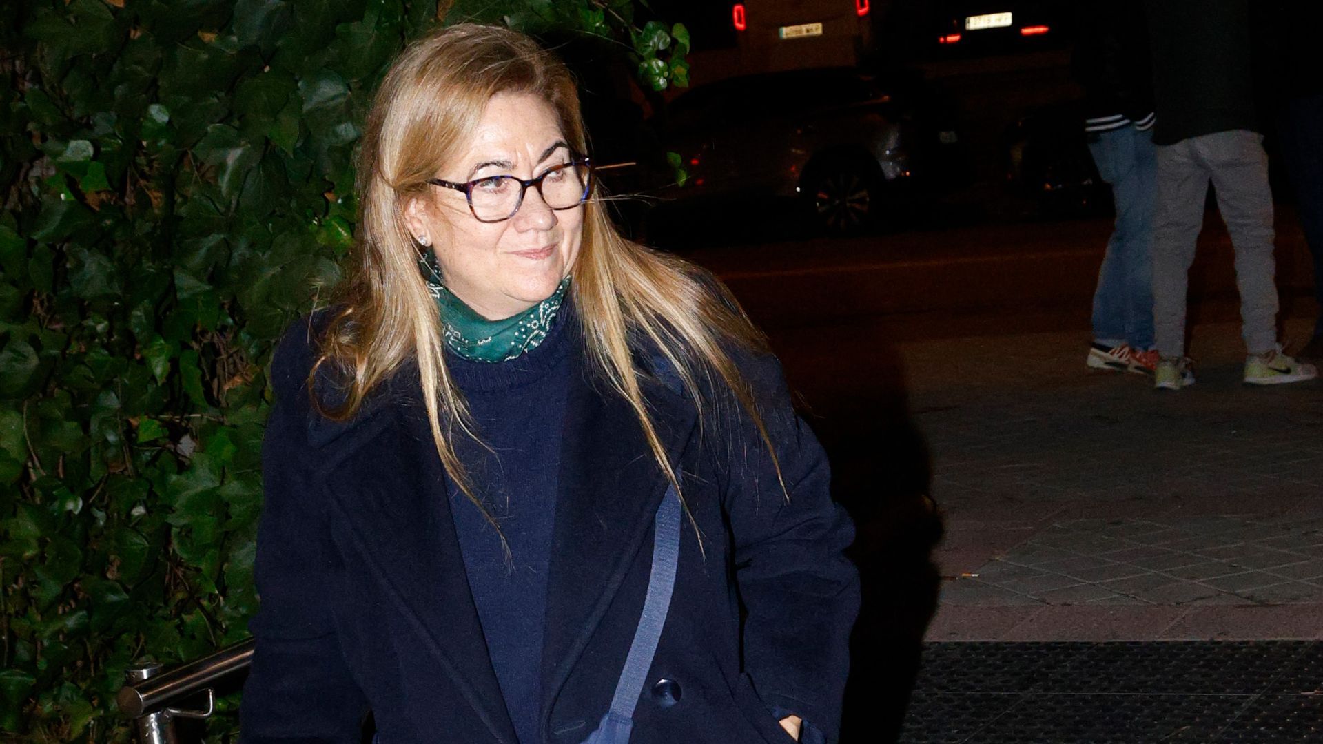 Luis Martín en la capilla ardiente de Héctor Alterio