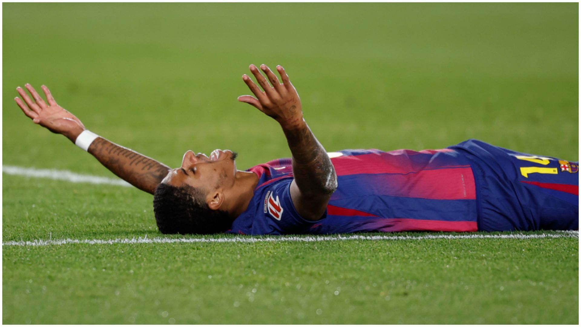 Marcus Rashford, durante el Barcelona - Osasuna
