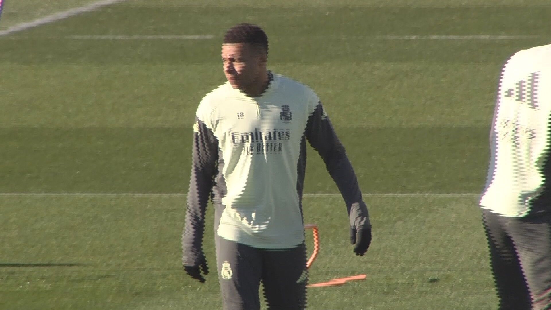 Mbappé, en un entrenamiento