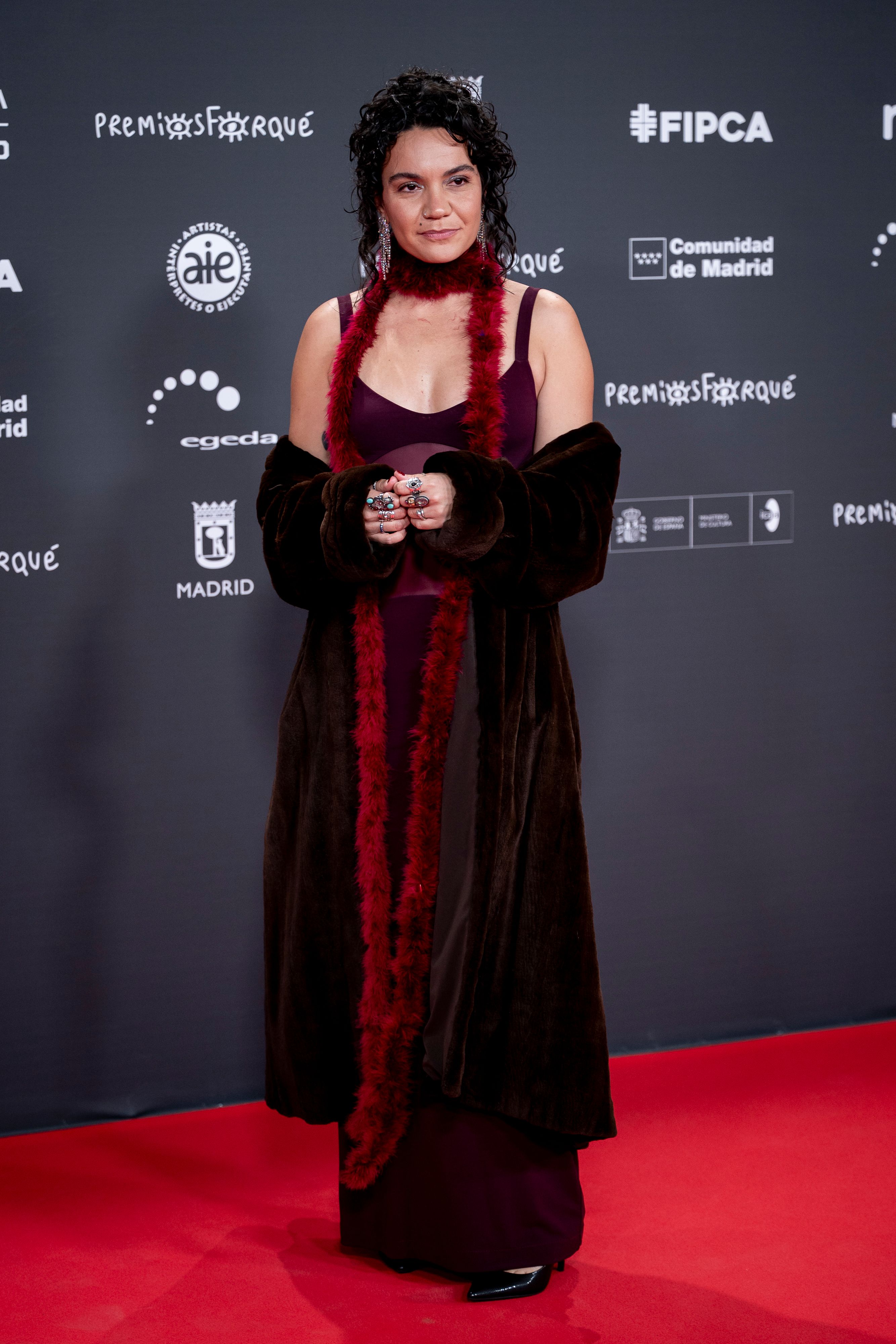 Sara Linares, en la alfombra roja de los Premios Forqué 2025
