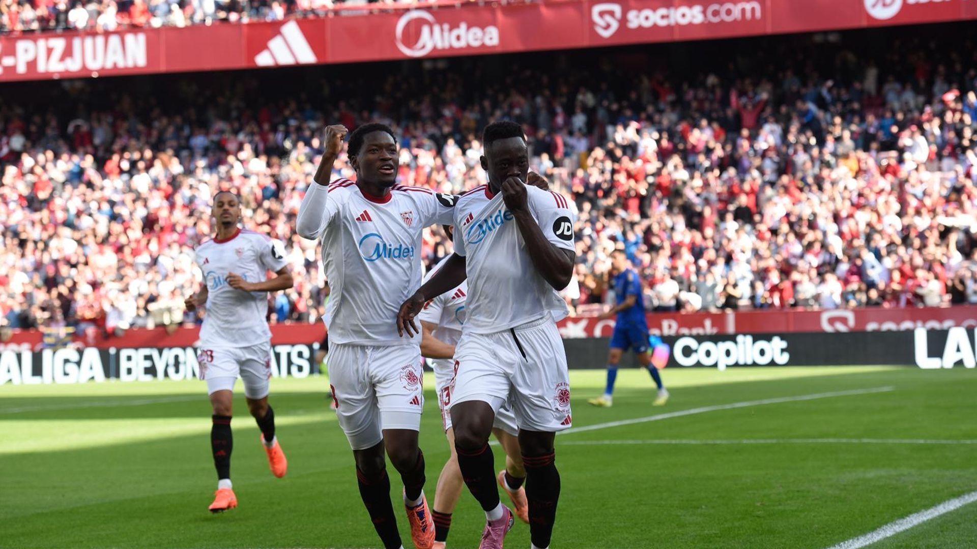 Akor Adams, en el Sevilla-Real Oviedo de la jornada 16 Akor Adams, en el Sevilla-Real Oviedo de la jornada 16