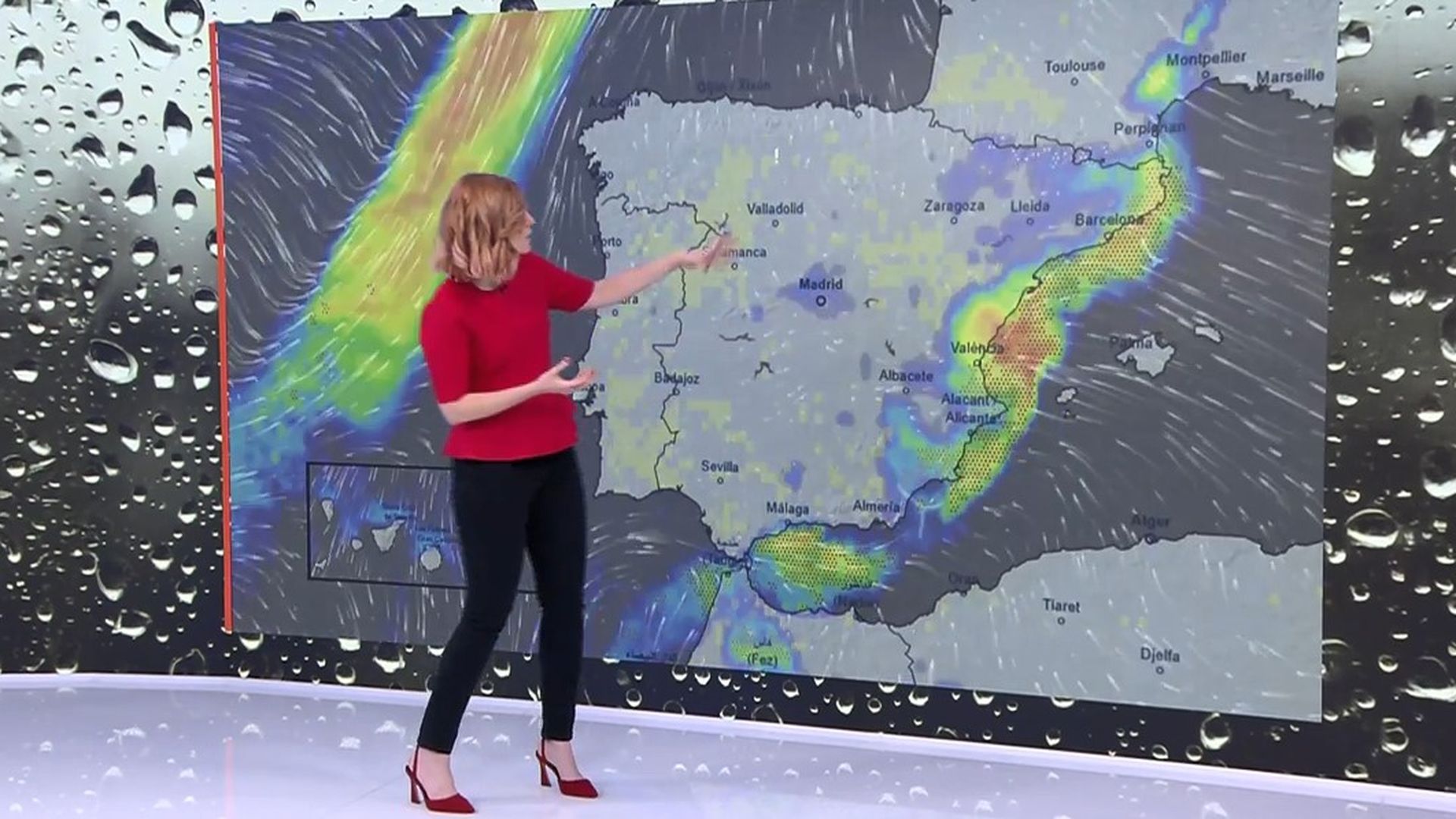 Nuria Seró no savanza qué tiempo nos espera esta tarde de domingo