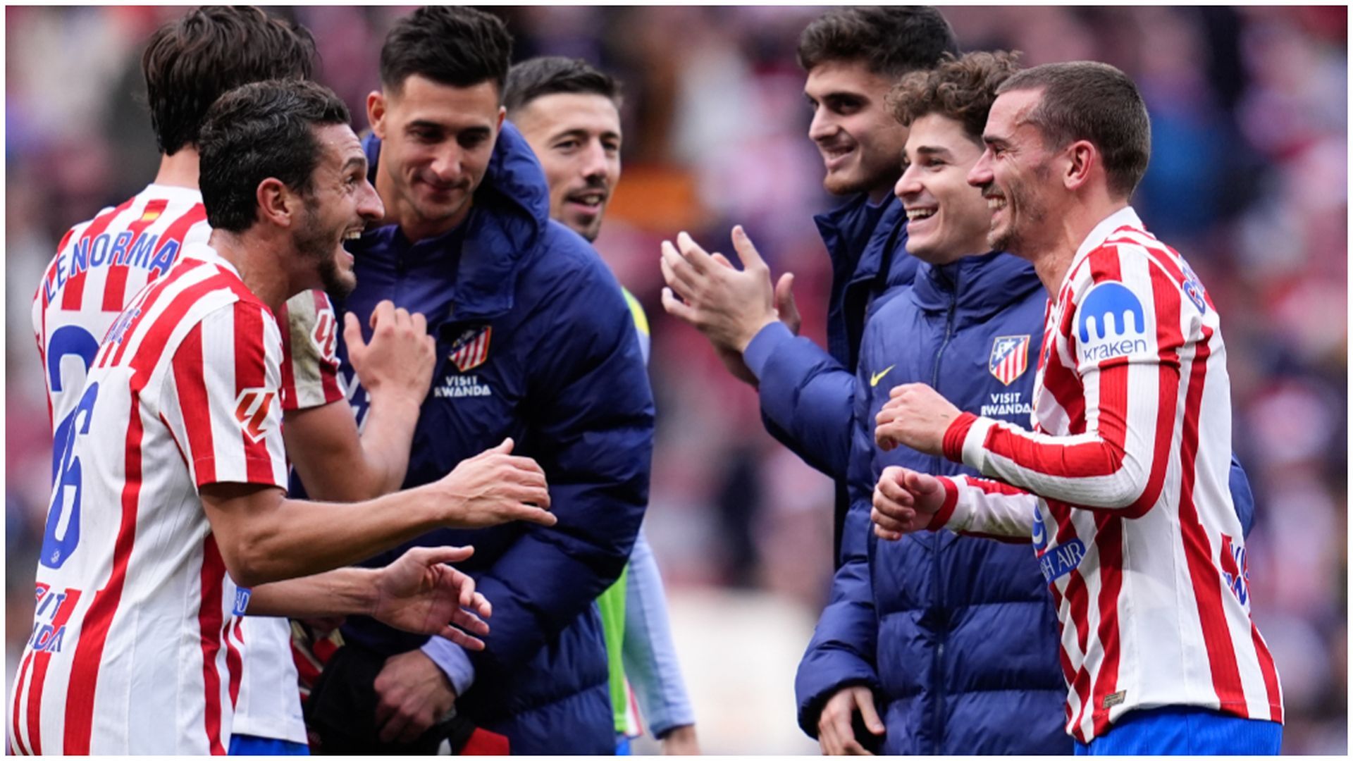 Koke y Griezmann, tras el partido ante el Valencia Koke y Griezmann, tras el partido ante el Valencia