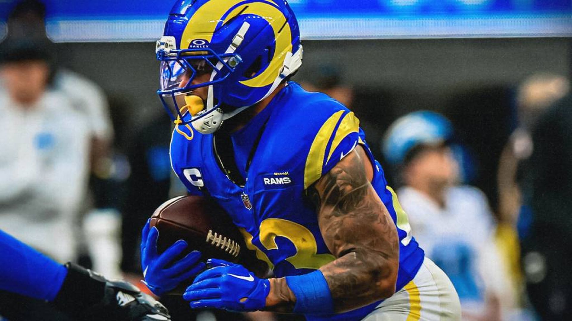 Kyren Williams, jugador de los Rams en la NFL Kyren Williams, jugador de los Rams en la NFL