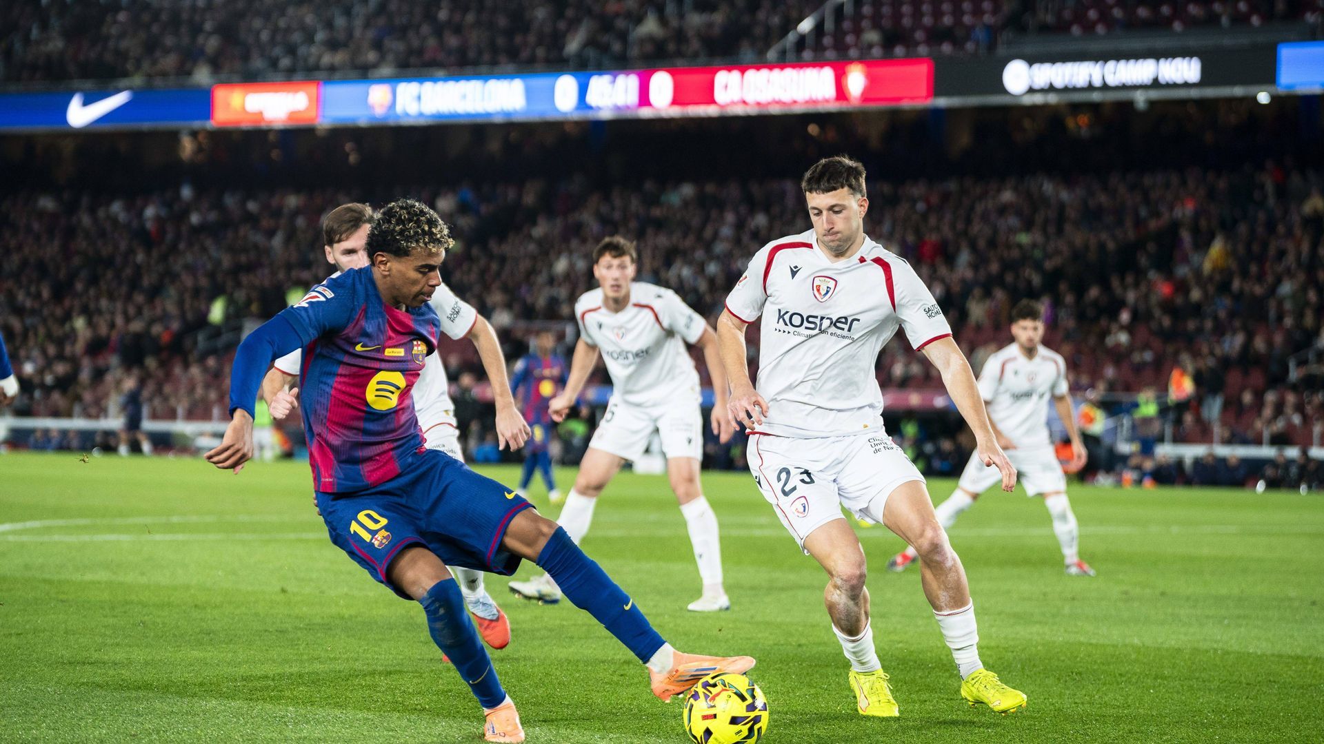 Lamine Yamal, ante Bretones Lamine Yamal, ante Bretones