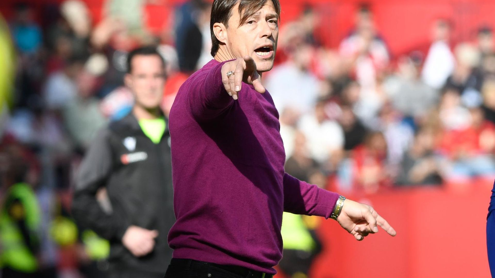 Matías Almeyda, ante el Oviedo Matías Almeyda, ante el Oviedo