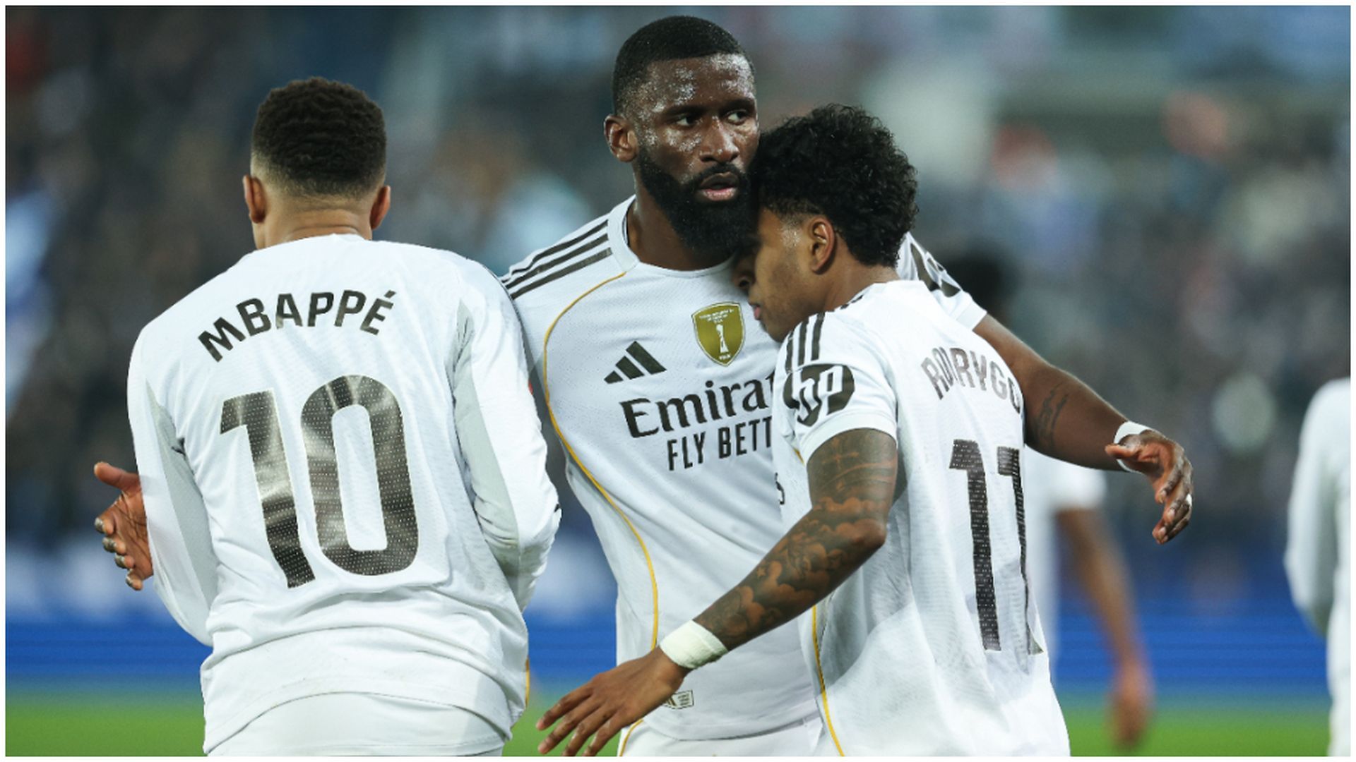 Mbappé, Rudiger y Rodrygo, en el Alavés - Real Madrid